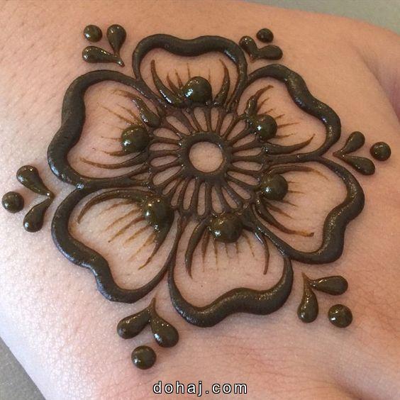 Rose Flower Mehndi Design