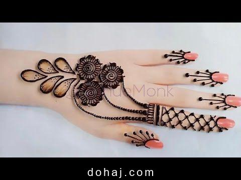 Royal Royal Back Hand Mehndi Design