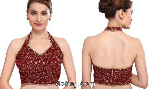 Sabyasachi Blouse Design Sleeveless