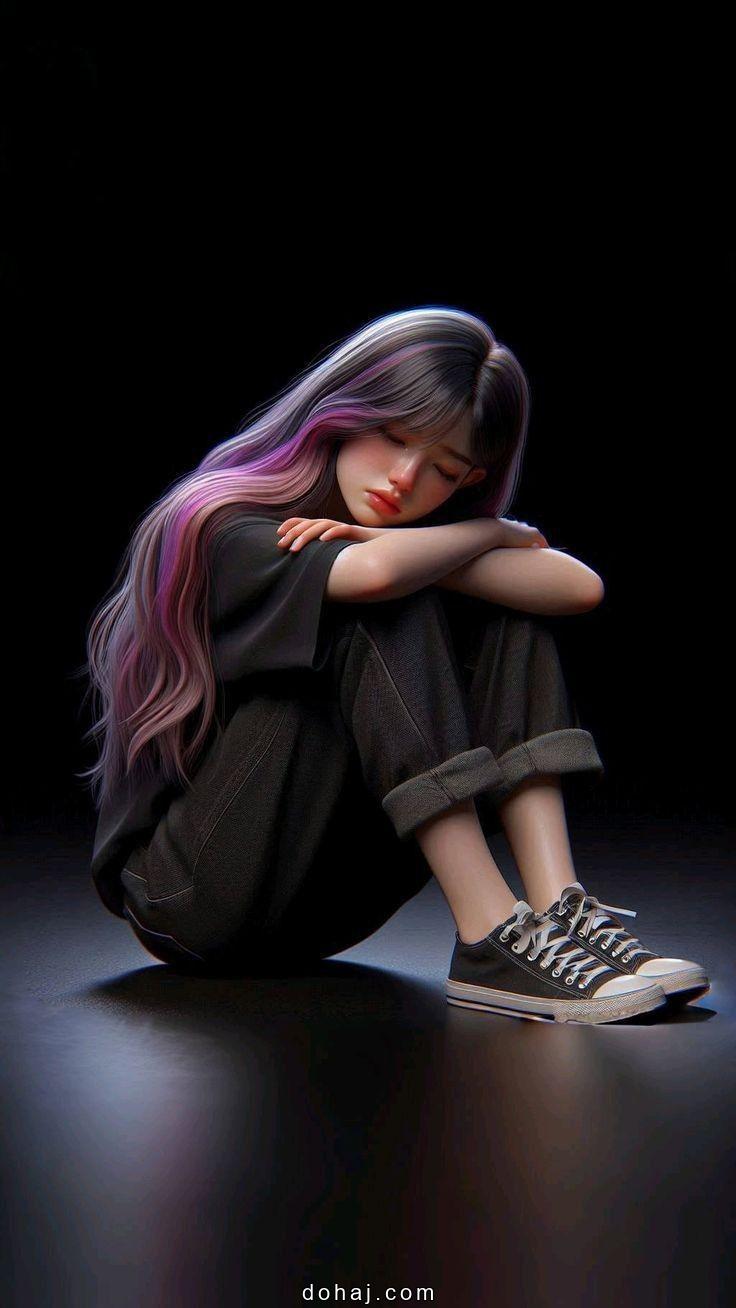 Sad Anime Girl Dp For Instagram