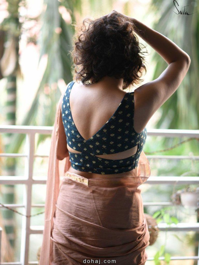 Saree Blouse Sleeveless