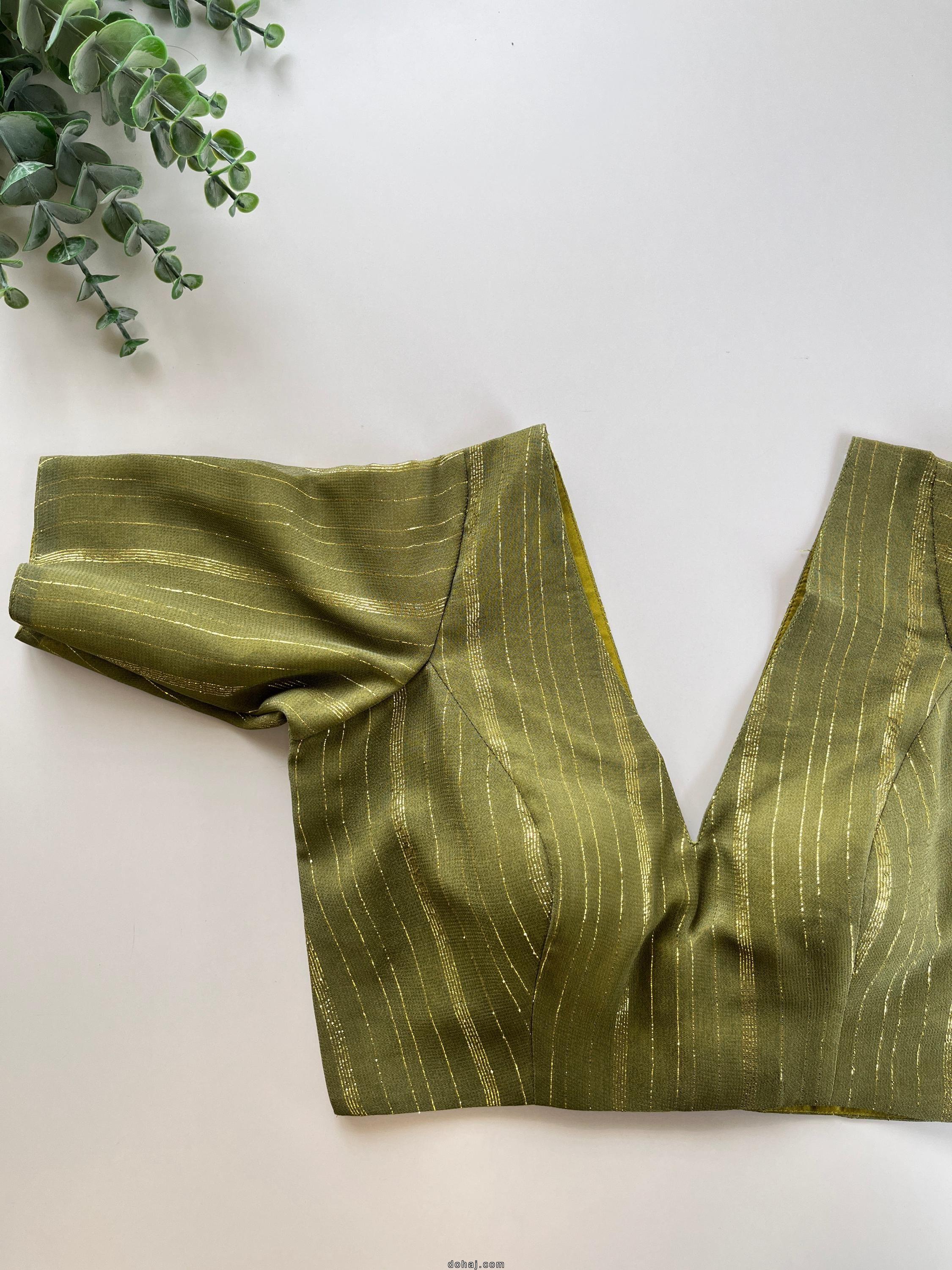 Silk Boat Neck Blouse Designs