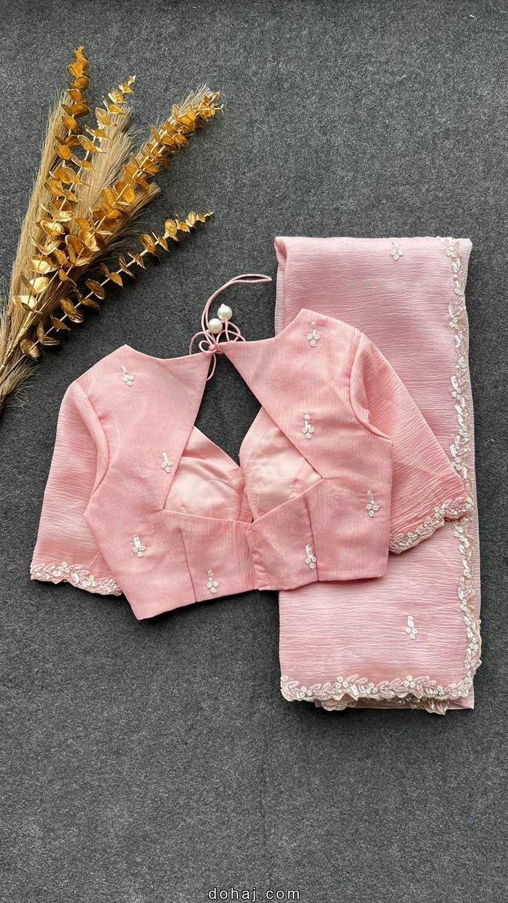 Silk Saree Blouse Designs Front And Back