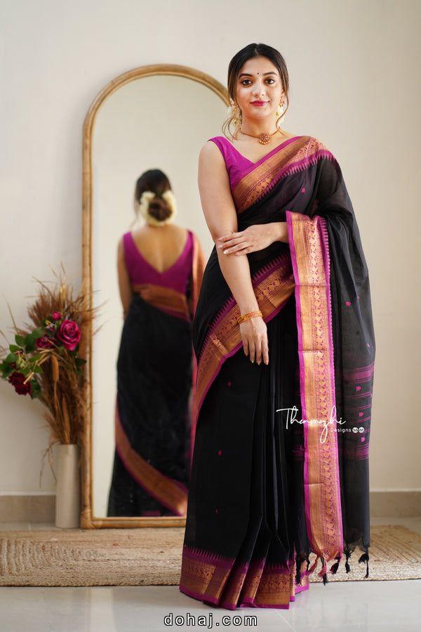 Silk Saree Blouse Designs Front And Back