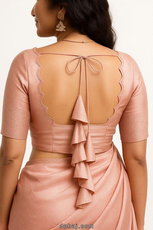 Silk Saree Silk Saree Back Neck Latest Blouse Designs