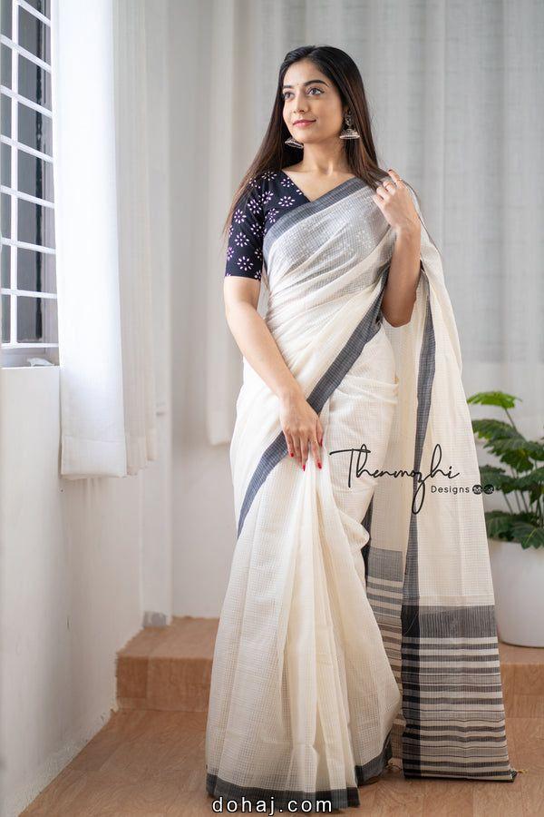 Silk Saree Simple Blouse Back Design