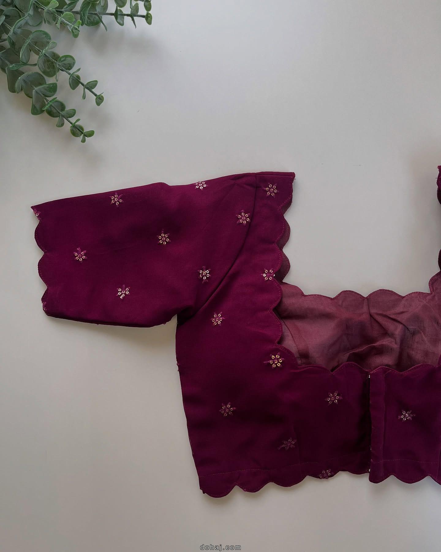 Silver Blouse Designs