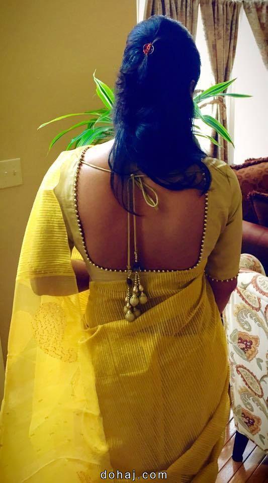 Simple Aari Work Blouse Designs