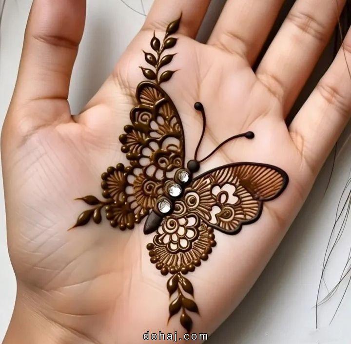Simple And Easy Mehndi Design Back Hand