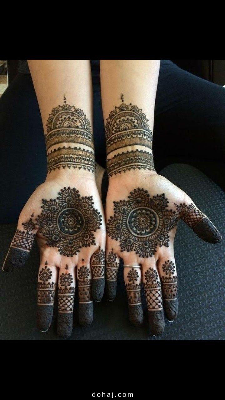 Simple Arabic Henna Back Hand Mehndi Design