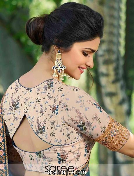 Simple Back Neck Back Neck Simple Blouse Designs