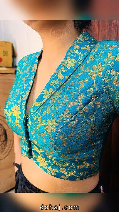 Simple Blouse Neck Designs Latest