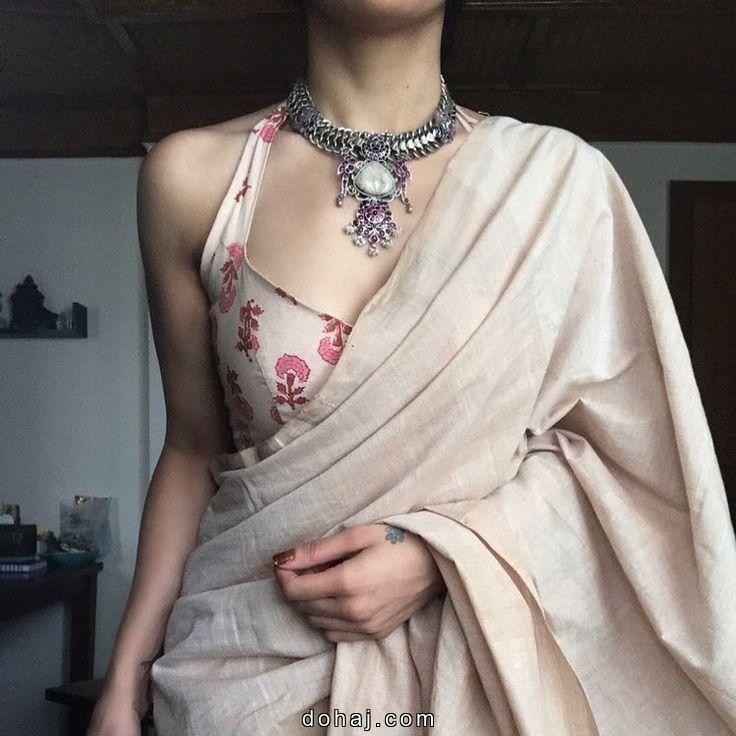 Simple Cut Work Blouse Designs For Pattu Sarees