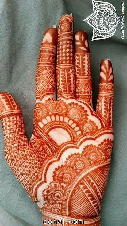 Simple Easy Mehndi Design Front Hand