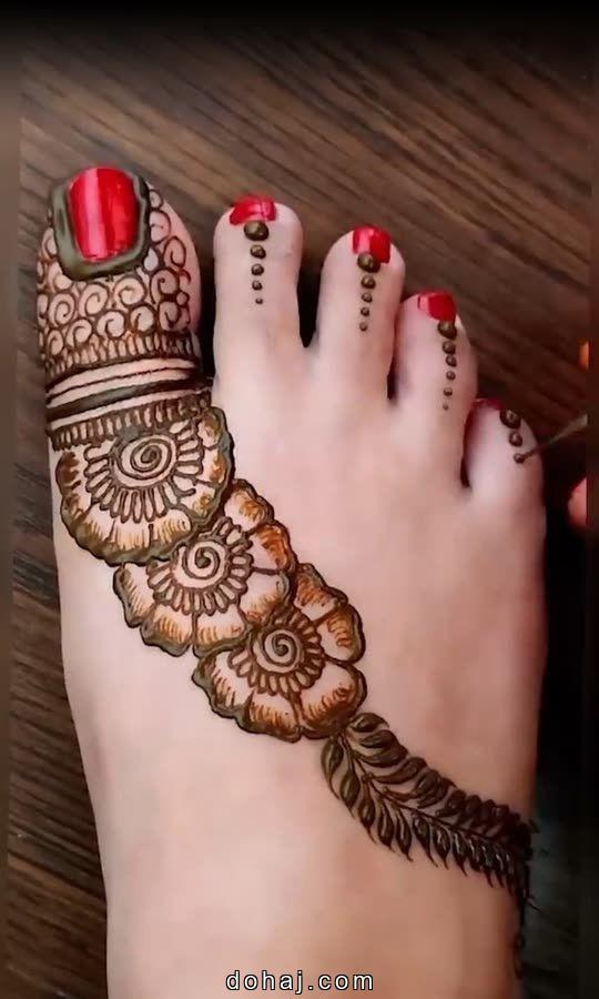 Simple Finger Mehndi Royal Front Hand Mehndi Design