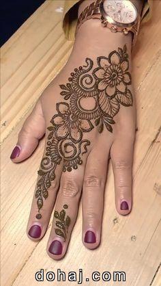 Simple Full Hand Mehndi Design Photo Back Hand