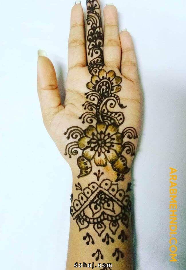 Simple Hand Mehndi Design