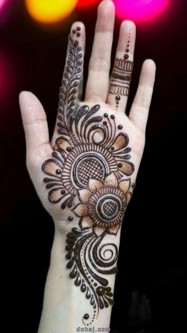 Simple Henna Tattoo Mehndi Design Simple