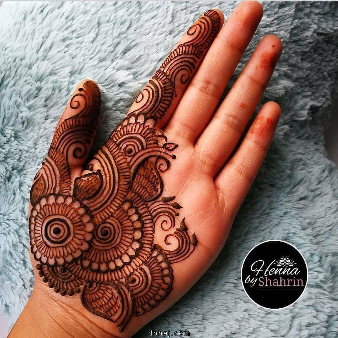 Simple Mehndi Design Back Hand