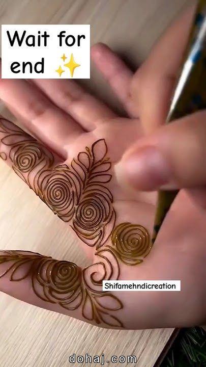 Simple Mehndi Design Easy And Beautiful