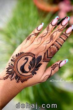Simple Mehndi Design New Front Hand