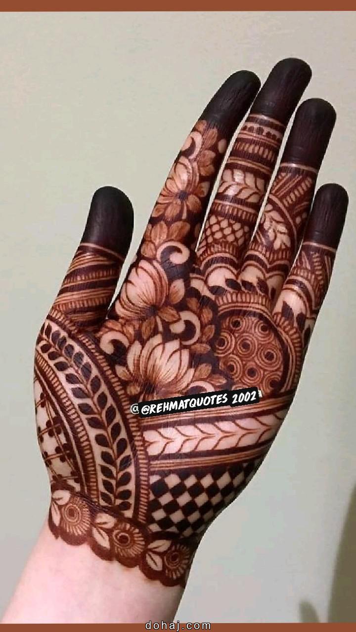 Simple Mehndi Design Only Palm