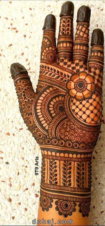 Simple Mehndi Design Palm