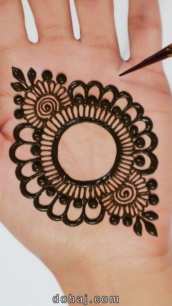 Simple Mehndi Front Hand Design