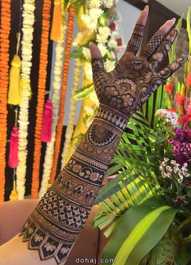 Simple Mehndi Full Hand Design
