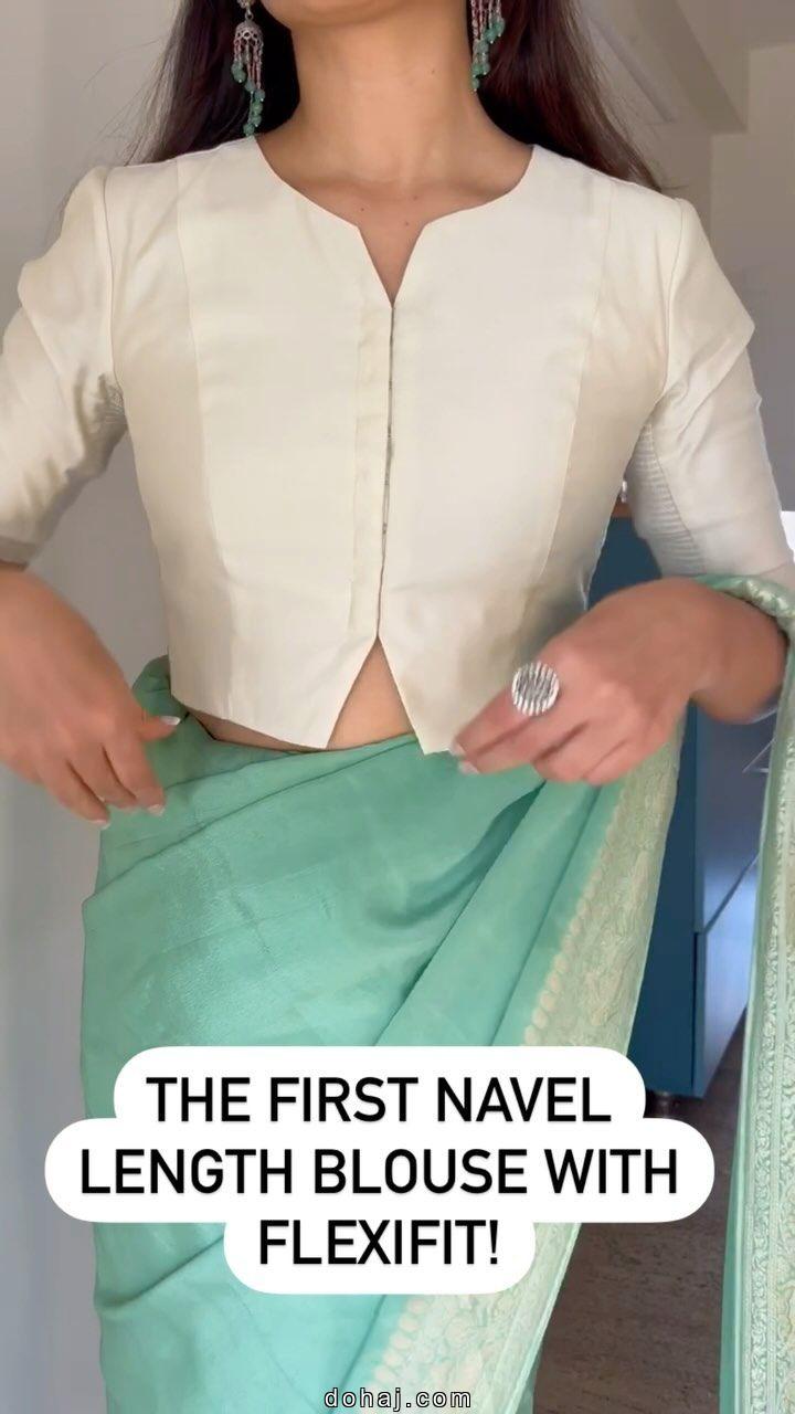 Simple Saree Blouse Designs Front And Back