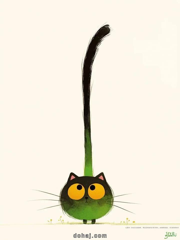 Simple Simple Cat Easy Drawing