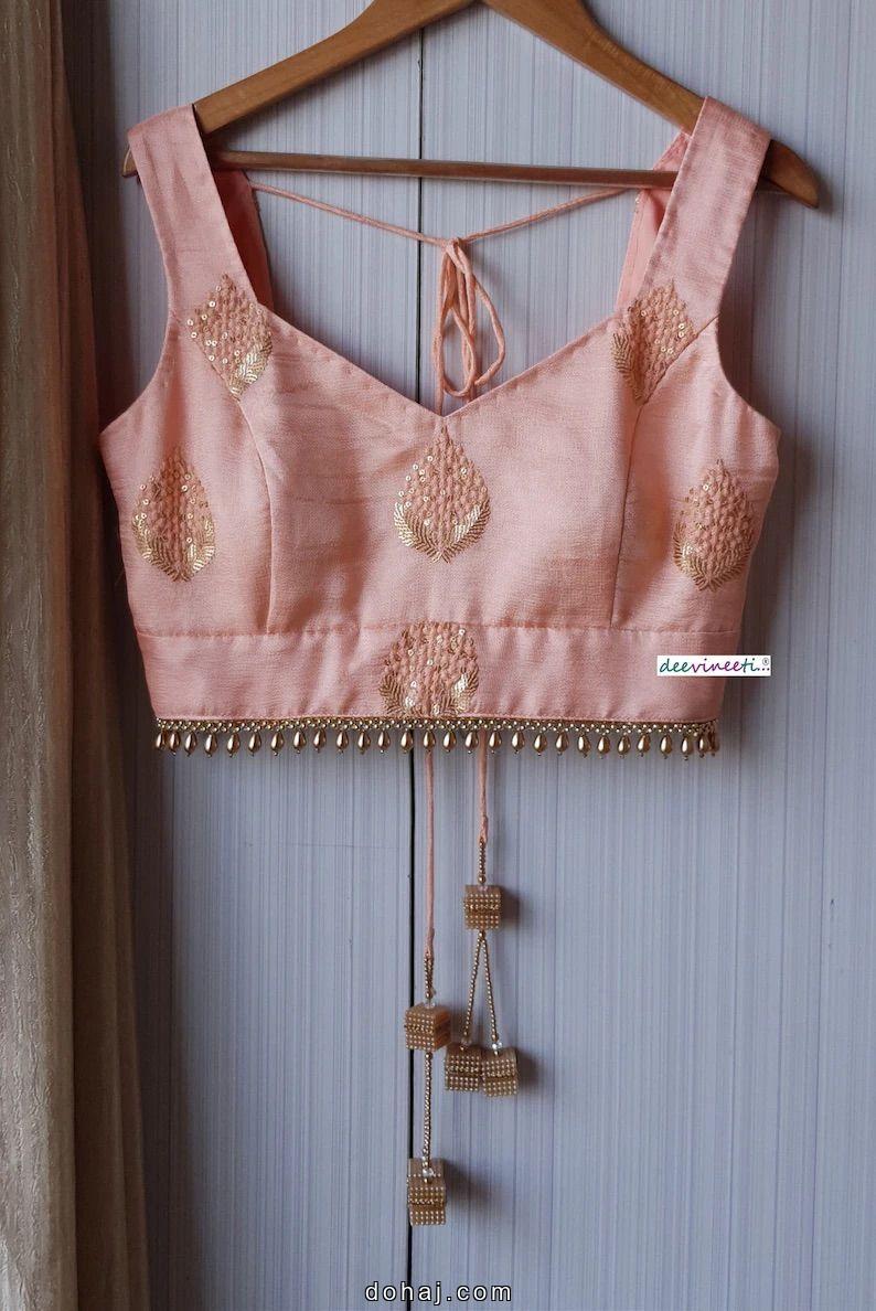 Sleeveless Blouse Back Design