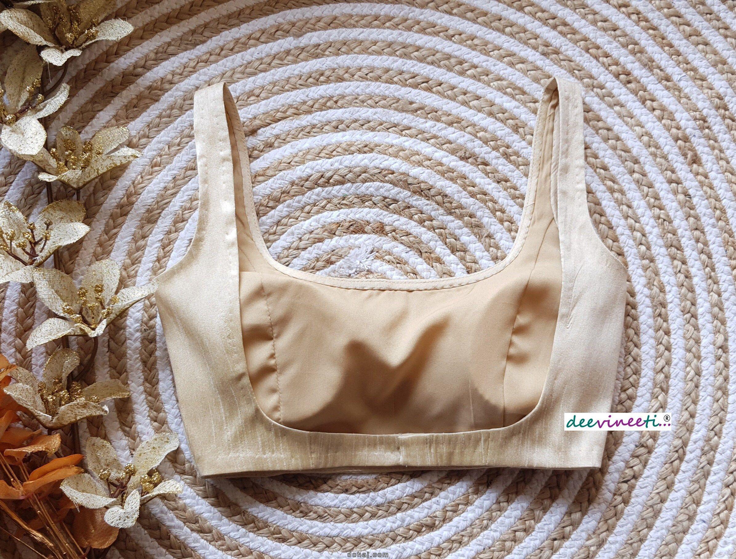 Sleeveless Blouse Neck Designs