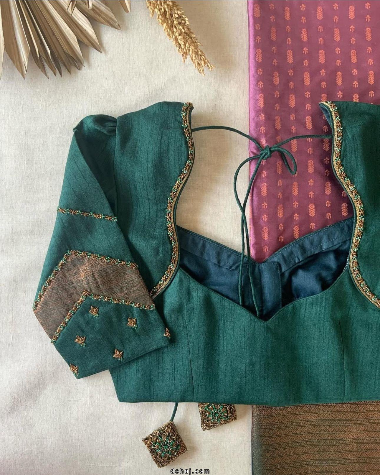 Sleeveless Saree Blouse Designs