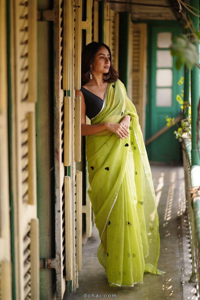 Small Checks Cotton Sarees