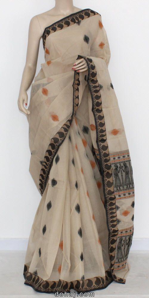 South Cotton Sarees With Zari Border
