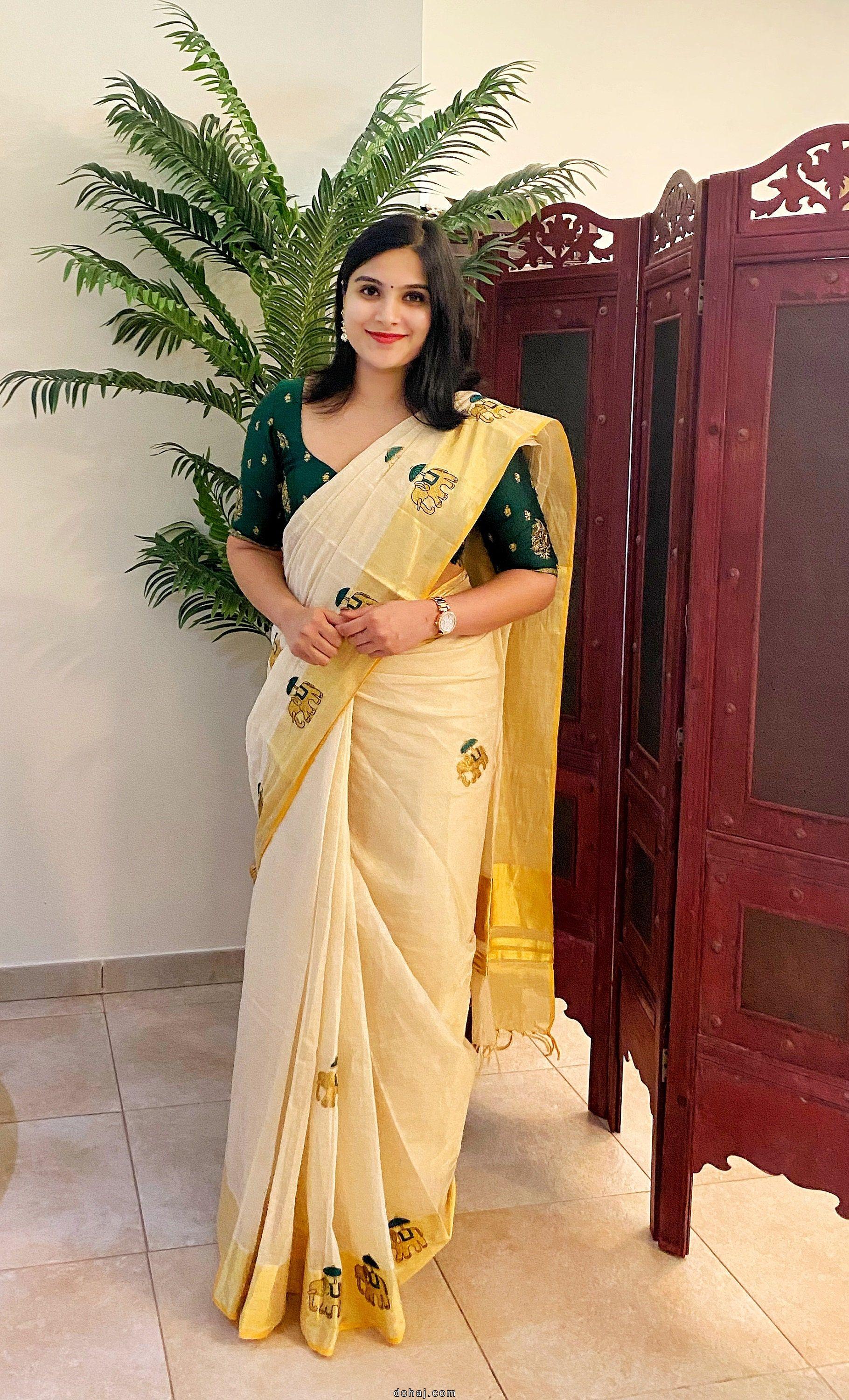 Stone Work Saree Blouse Designs