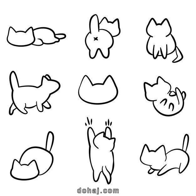 Strawberry Cat Drawing