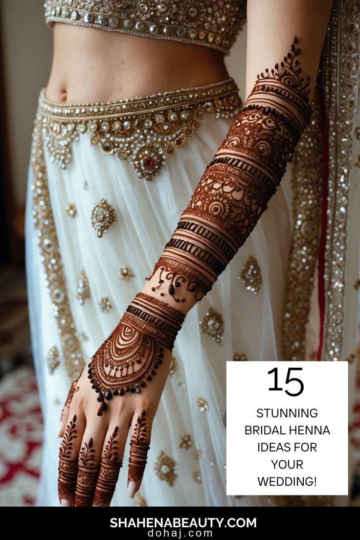 Stylish Bridal Mehndi Design
