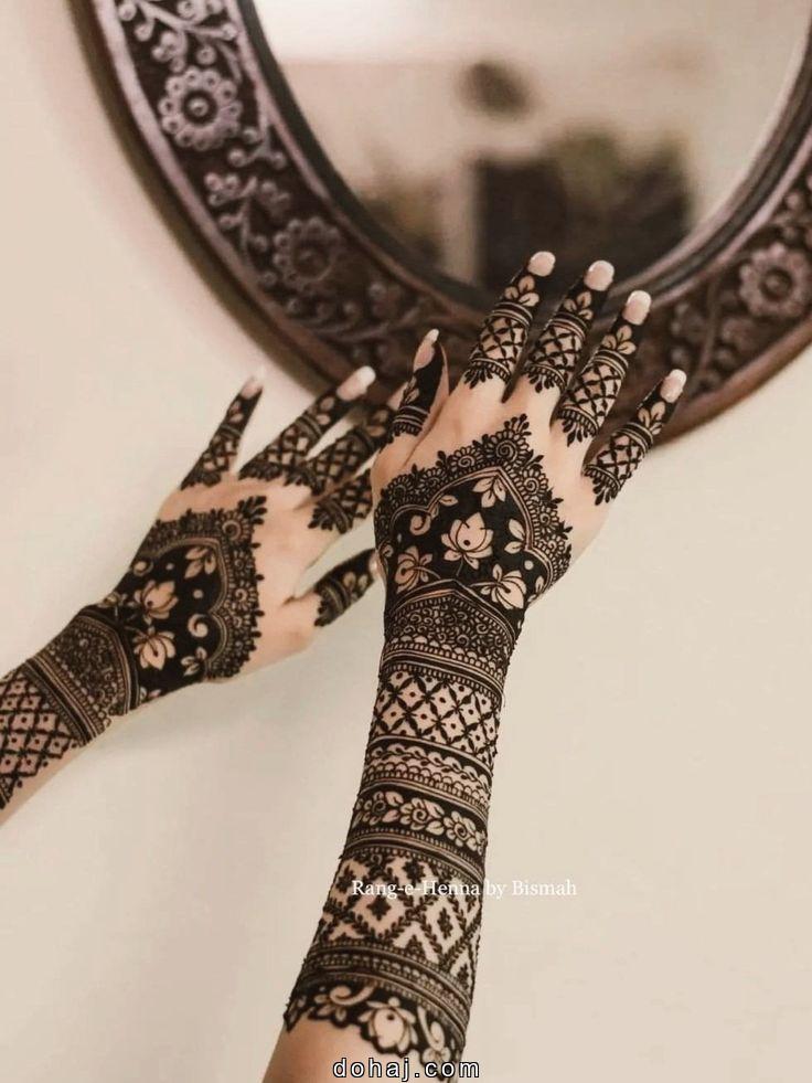 Stylish Bridal Stylish Full Hand Bridal Mehndi Design