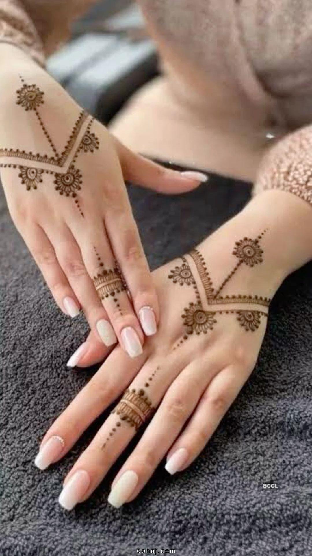 Stylish Full Hand Mehndi Design