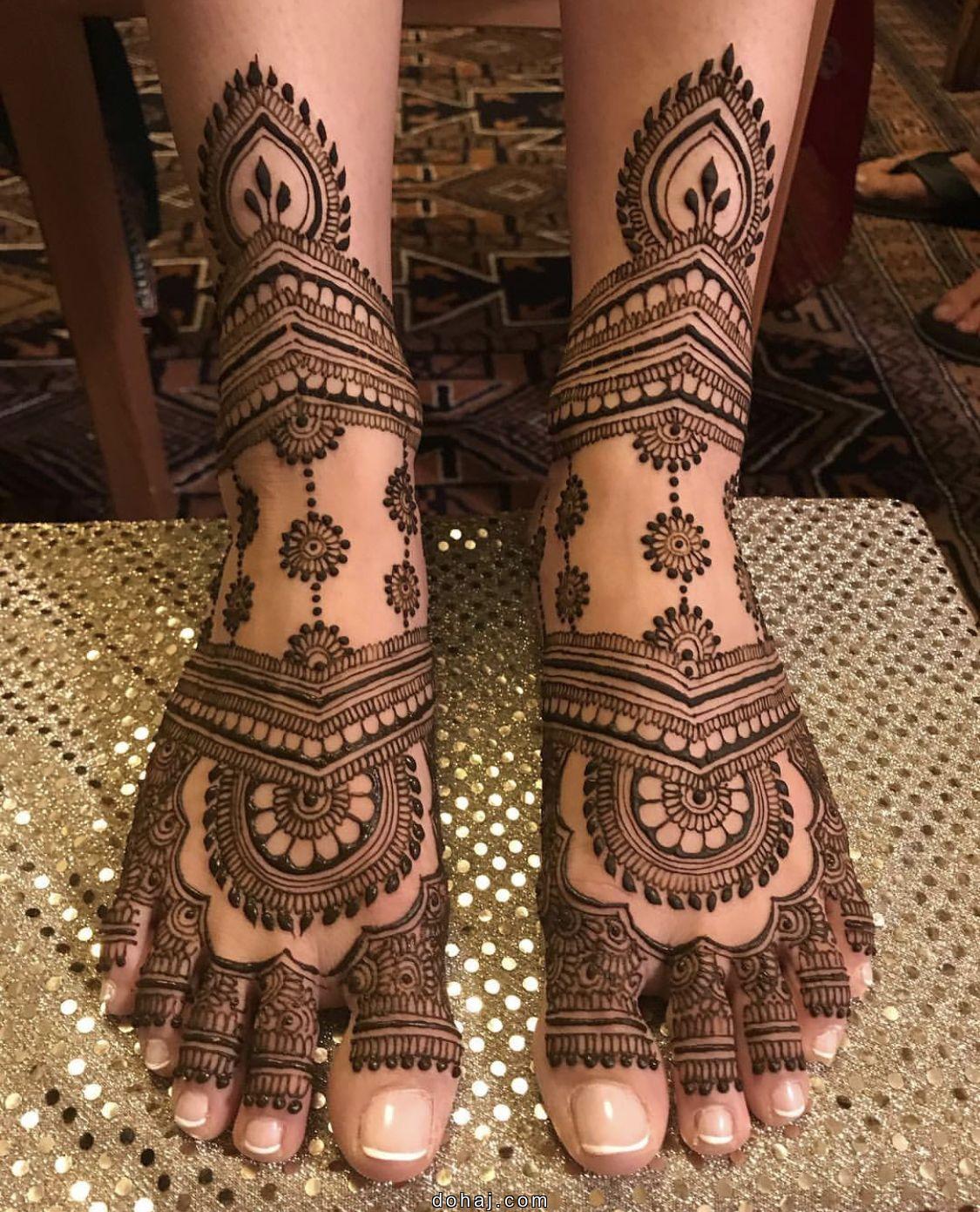 Stylish Instagram Bridal Mehndi Design