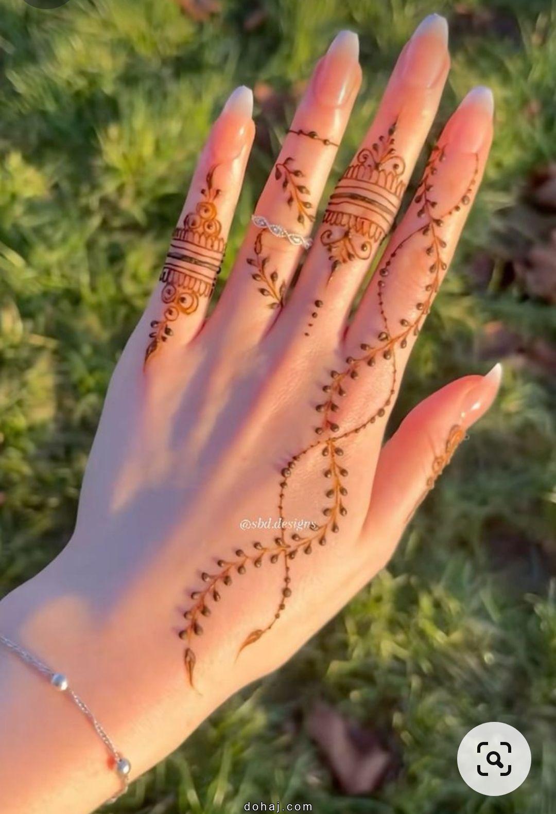 Stylish Instagram Stylish Royal Front Hand Mehndi Design