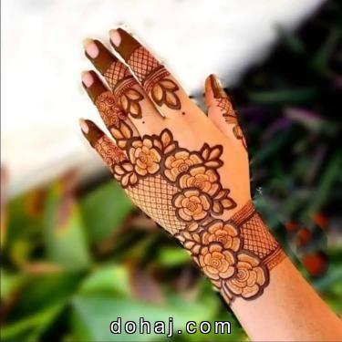Stylish Stylish Back Hand Mehndi Design