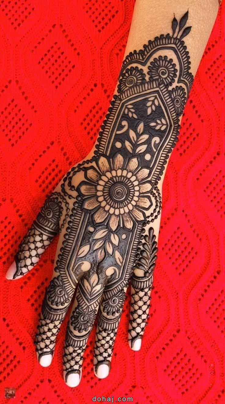 Tattoo Stylish Front Hand Simple Tattoo Mehndi Design