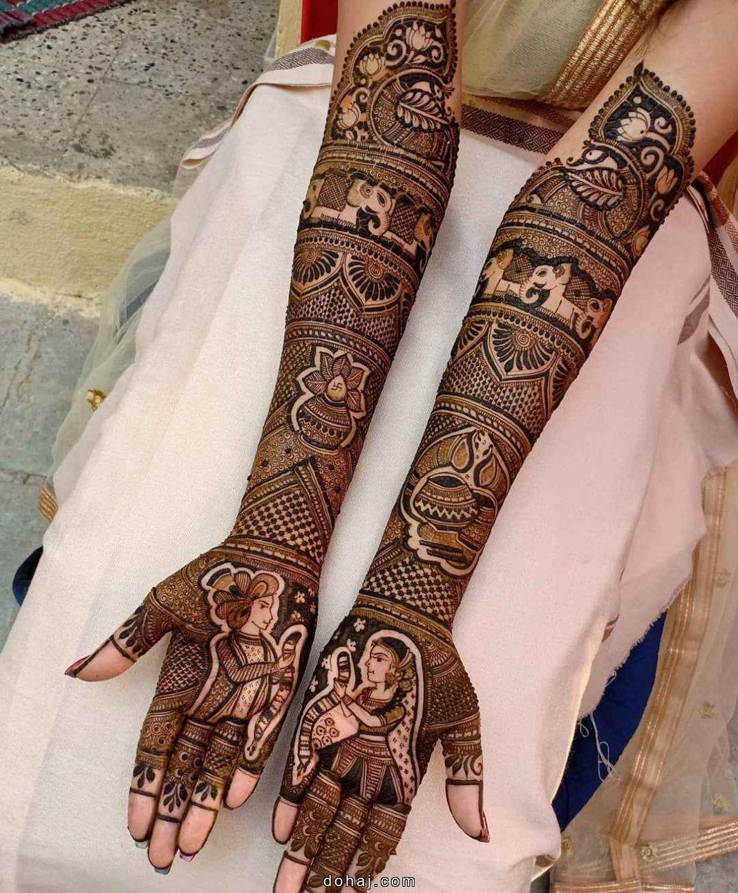 Teej Easy Mehndi Design Full Hand