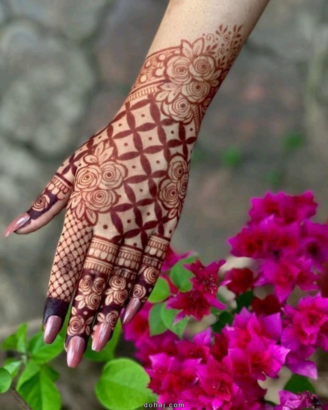 Teej Mehndi Design Full Hand