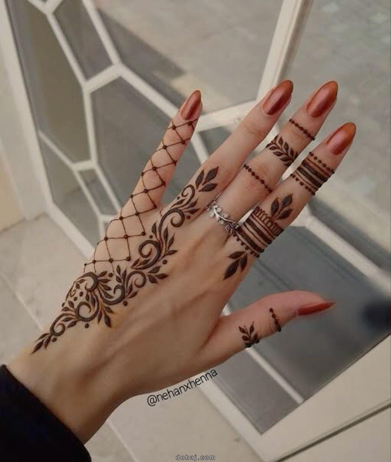 Teej Mehndi Design Simple And Beautiful