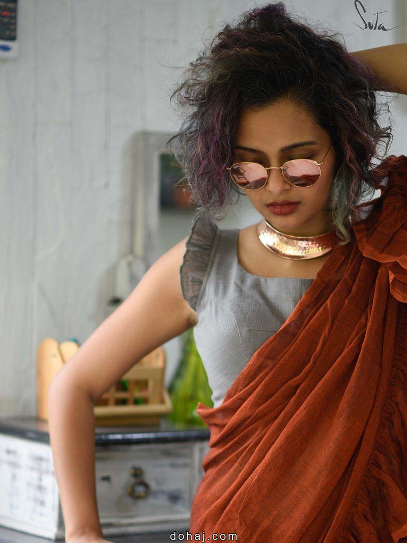 Tissue Saree Blouse Designs