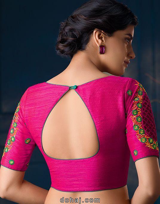 Traditional Boat Neck Princess Cut Blouse